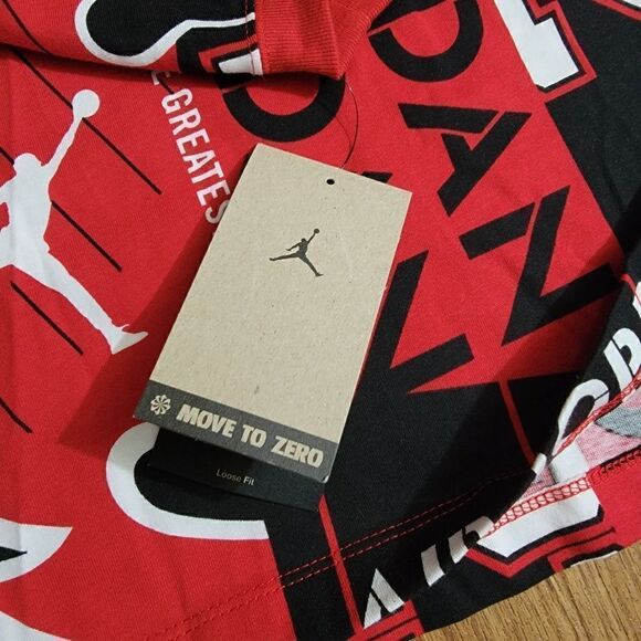 Air Jordan 1 2 3 4 5 6 11 12 13 Bred OG Heritage Women's Crop Top Tee Shirt Red - Picture 8 of 16